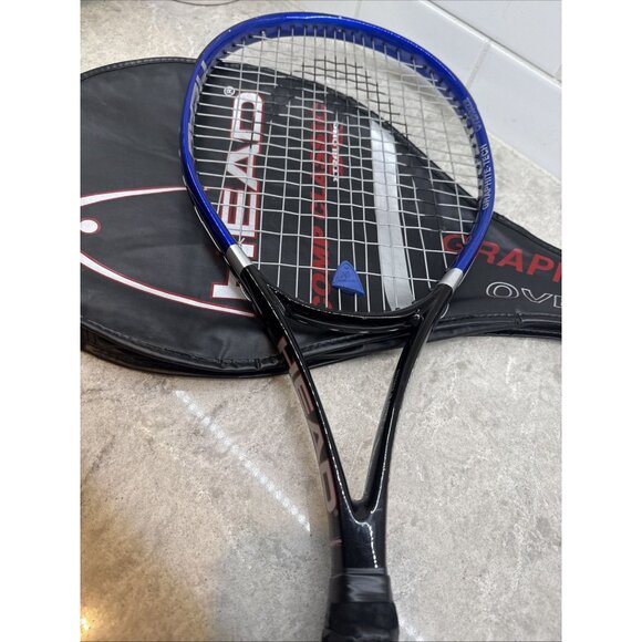 HEAD Comp Classic xtralong Graphite-Tech Oversize Tennis Racket w/ Cover - Picture 7 of 10